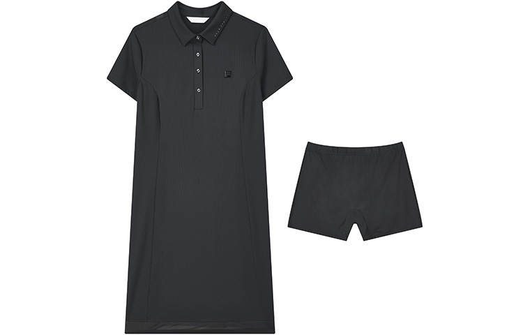 FILA Athletics Short Sleeved Dress Women's Pitch Black