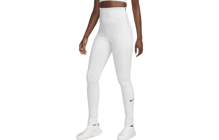 Nike Nike Knitted Sweatpants Women's White Moderate Slim Fit Pants