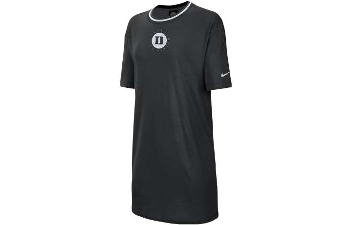 Nike Nike Short Sleeved Dresses Women's Black Crew Neck Moderate Mid Length