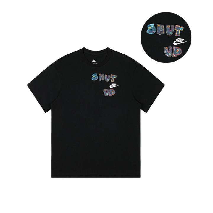 Nike Nike T Shirts Unisex Black Crew Neck