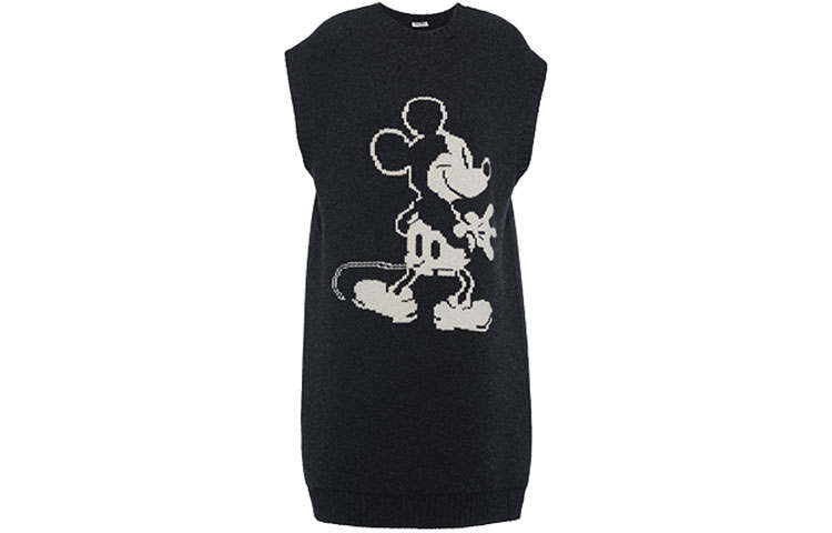MIU MIU x Disney Sleeveless Dress Women's Black