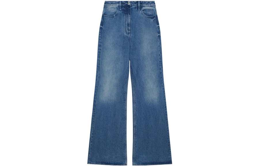 Givenchy Givenchy Jeans Women's Blue Moderate Wide Leg Pants