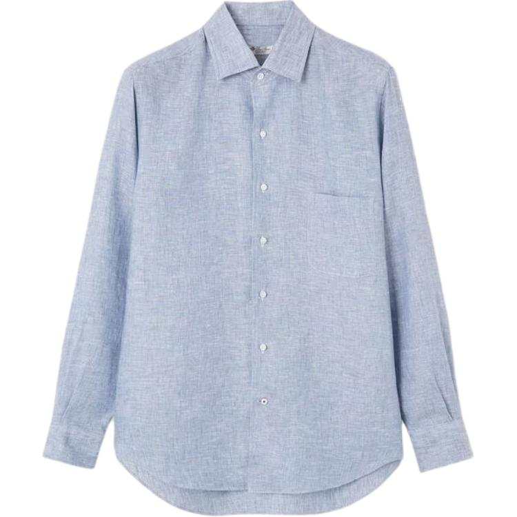Loro Piana SS25 Shirt Men's Blue
