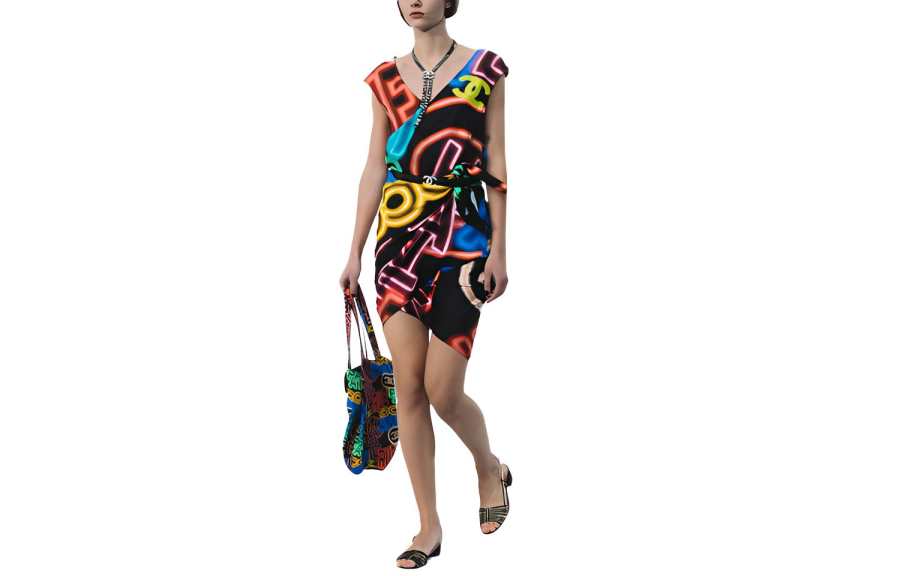 CHANEL SS21 Dress Women's Black