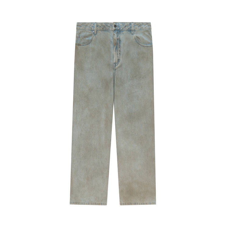 Nice Rice Jeans Unisex Mud Gray 11.4 Ounces Thickened Straight Fit Pants