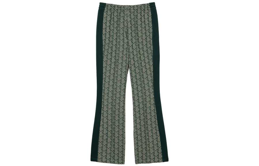 LACOSTE Knitted Sweatpants Women's Green Moderate Other