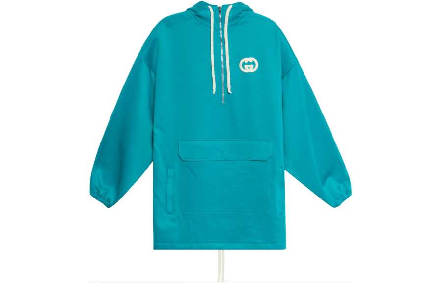 GUCCI 【Previous Season】logo-patch hoodie