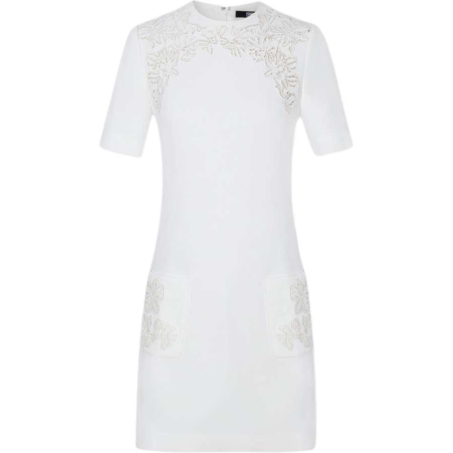 KARL LAGERFELD / Karl Lagerfeld Jeans Short Sleeved Dress Women's White
