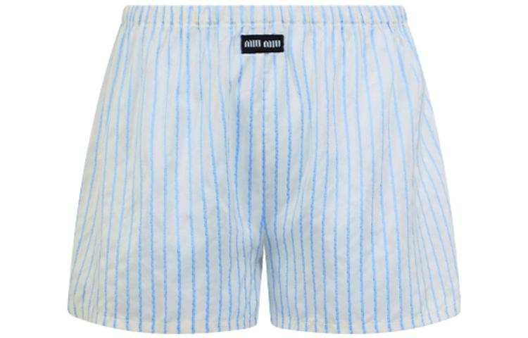 MIU MIU S23 Casual Shorts Women's Light Blue