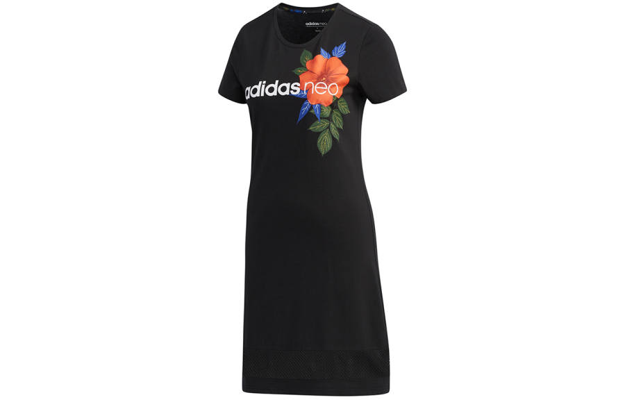 Adidas Neo Short Sleeved Dress Women's Black