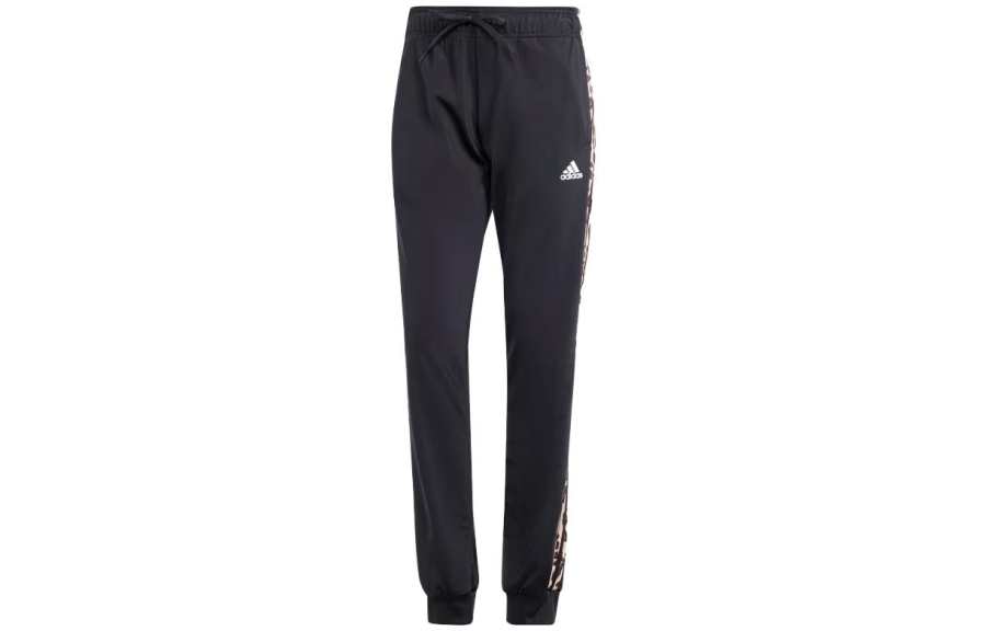 Adidas Adidas Free Shipping With AdiClub Essentials Animal Print Tricot 3-Stripes Slim Tapered Track Pants
