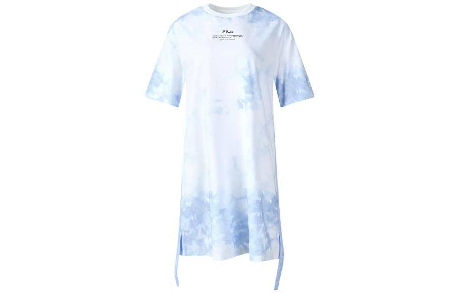 FILA Short Sleeved Dress Women's Blue