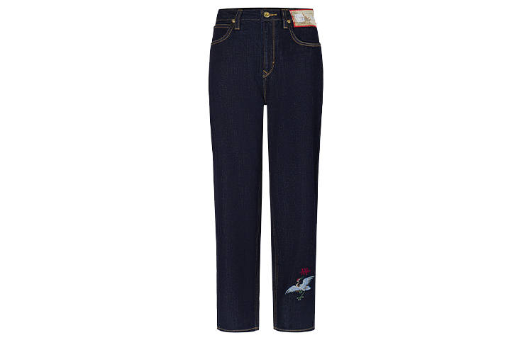 Lee Jeans Women's Washed Moderate Straight Fit Pants