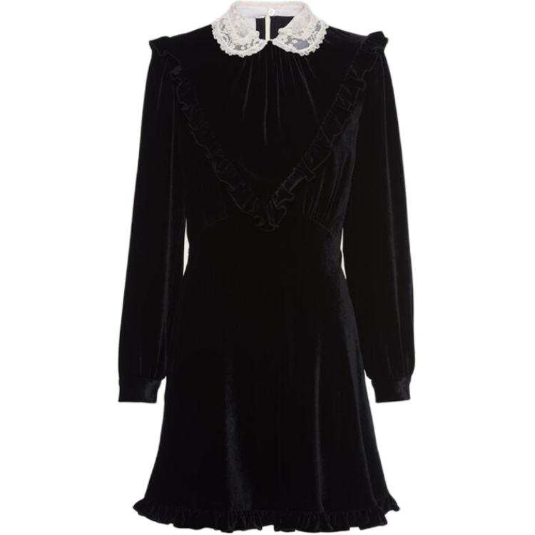 MIU MIU Long Sleeved Dress Women's Black