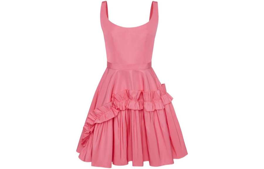 Alexander McQueen 【Previous Season】ruffle-trim minidress
