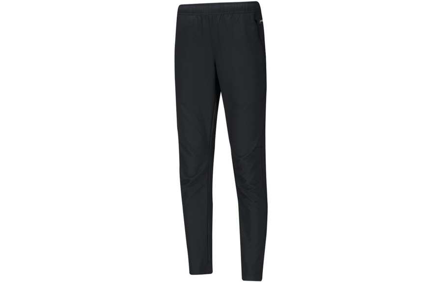 Li-Ning Li Ning Sports Life Collection Knitted Sweatpants Women's Black Moderate Straight Fit Pants