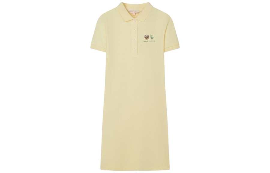 Teenie Weenie Short Sleeved Dresses Women's Polo Collar Moderate Short