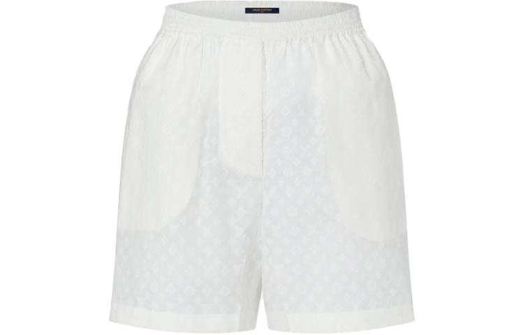 LOUIS VUITTON Monogram Fil Coupé Pajama Shorts