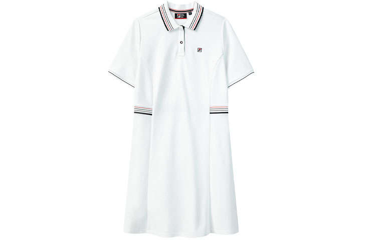 FILA Short Sleeved Dress Women's White