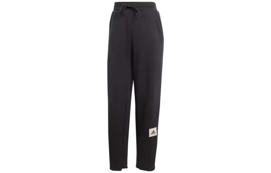 Adidas Adidas Lounge Knitted Sweatpants Women's Black Moderate Tapered Pants