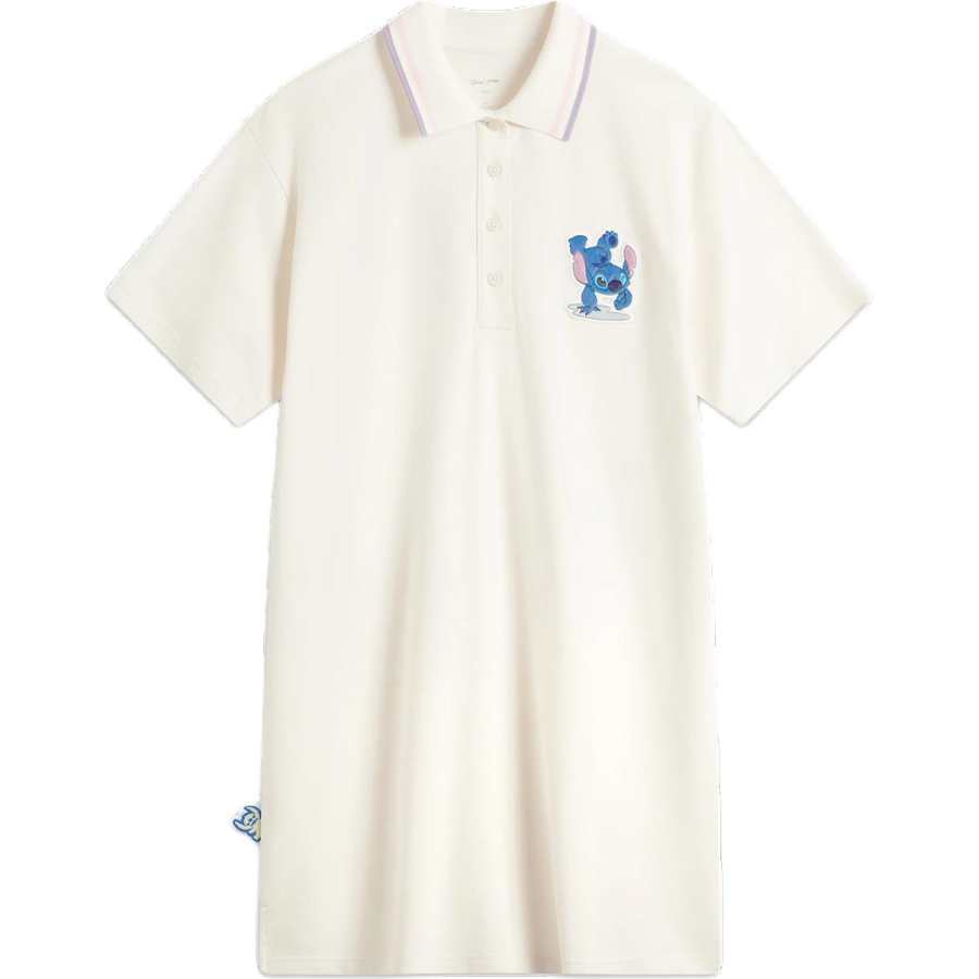 Li-Ning Li Ning x Disney Short Sleeved Dress Women's Ecru