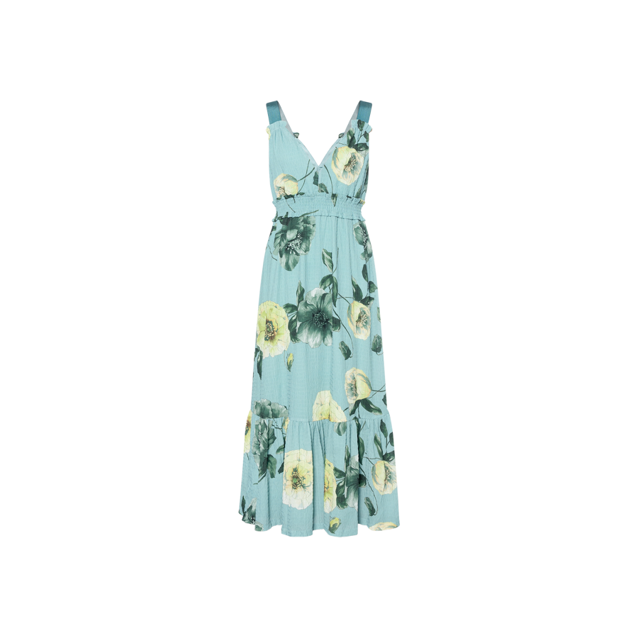 PINKO SS22 Sleeveless Dress Women's Green