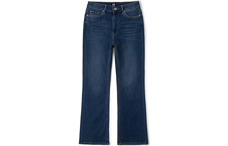 Lee Jeans Women's Blue Moderate Straight Fit Pants