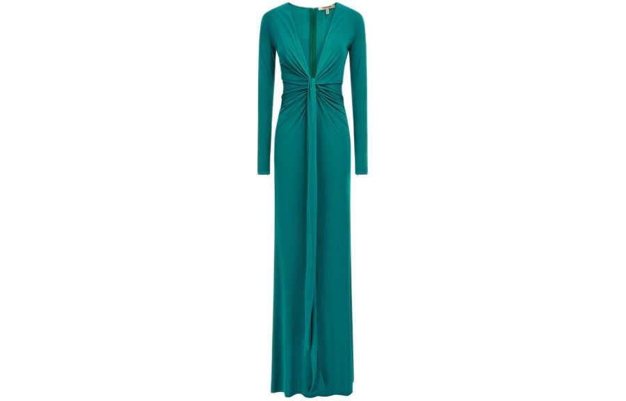 Roberto Cavalli plunging concealedV-neck gown