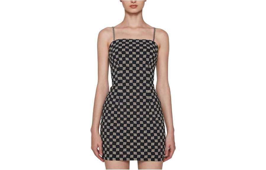 Misbhv Misbhv Monogram Sleeveless Mini Dress
