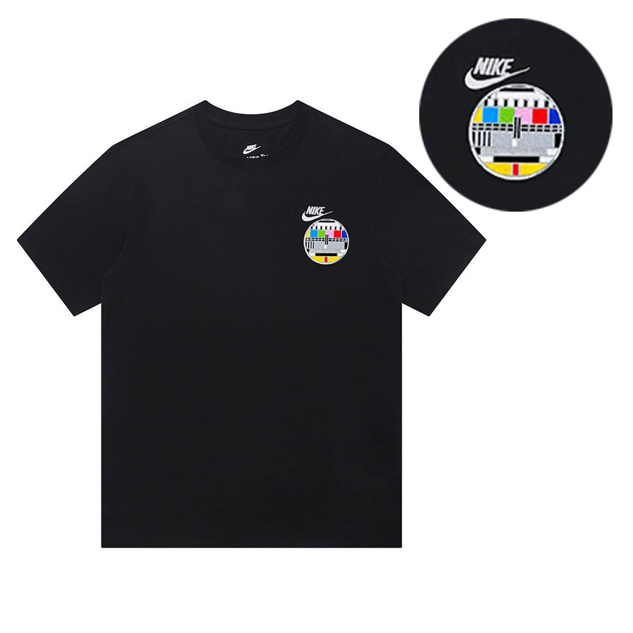 Nike Nike T Shirts Unisex Black Crew Neck Moderate Straight Fit