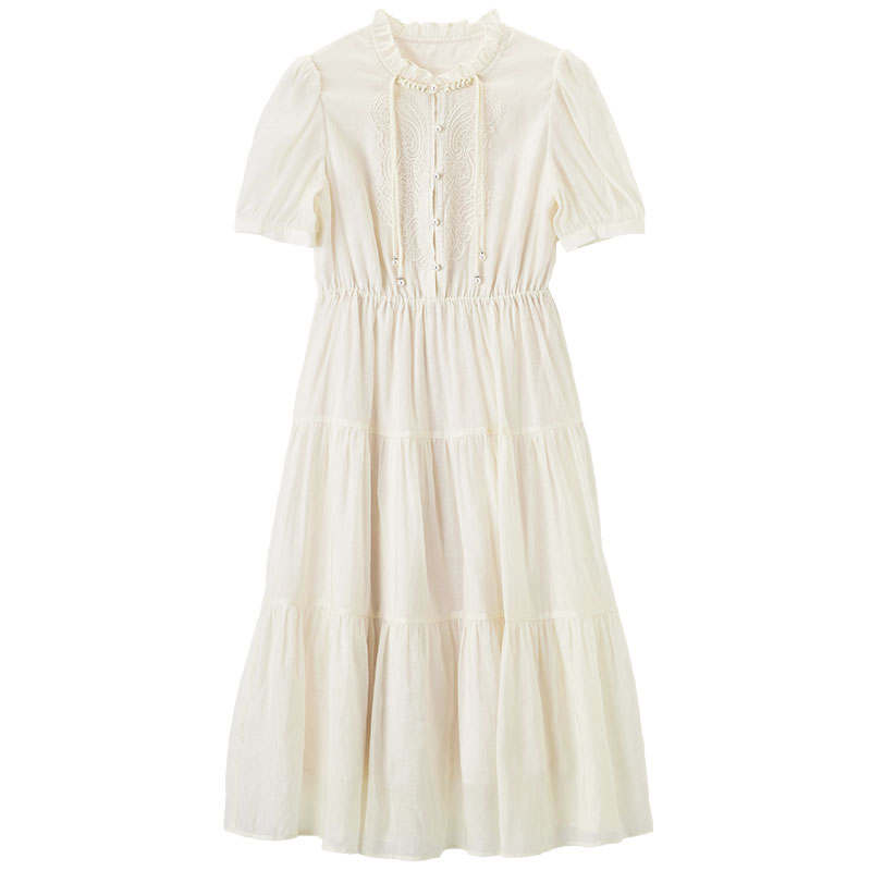XIANGYING Short Sleeved Dress Women's