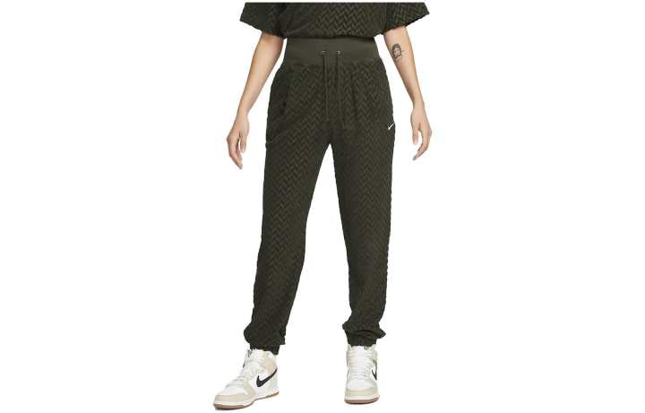 Nike Nike Knitted Sweatpants Women's Black Moderate Cuffed Pants