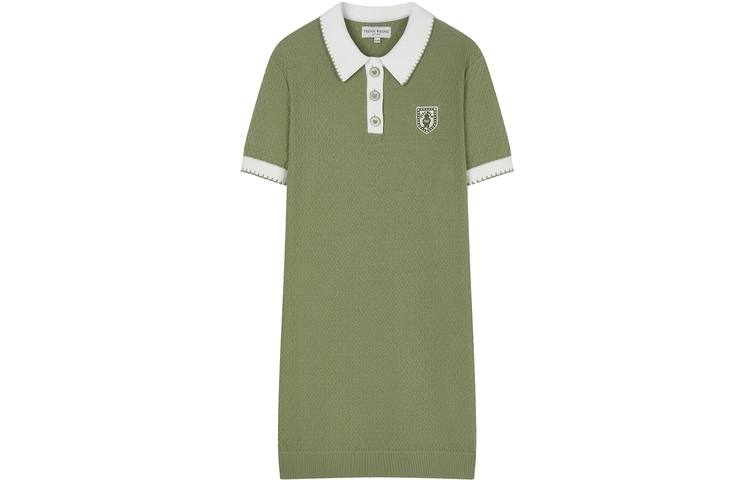 Teenie Weenie Short Sleeved Dresses Women's Polo Collar Moderate Short