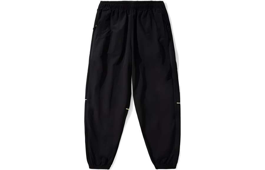 Li-Ning Li Ning Sports Fashion Collection Knitted Sweatpants Women's Black Moderate Cuffed Pants