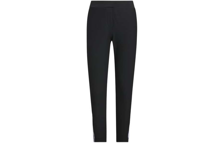 Adidas Adidas Aeroready 3 Stripes 7/8 Pants Knitted Sweatpants Women's Black