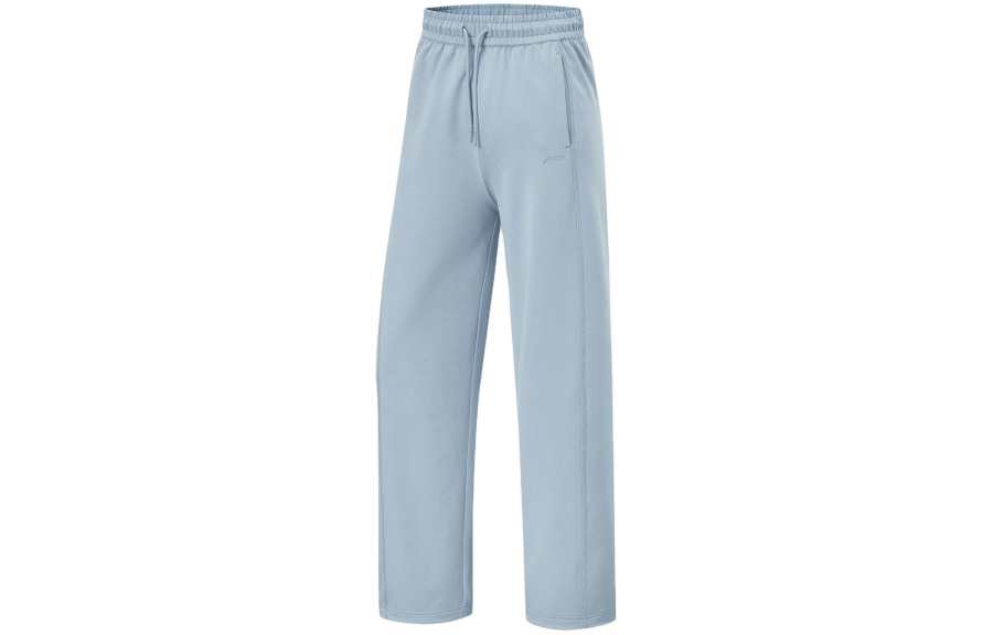 Li-Ning Li Ning Fitness Series Knitted Sweatpants Women's Light Gray Blue