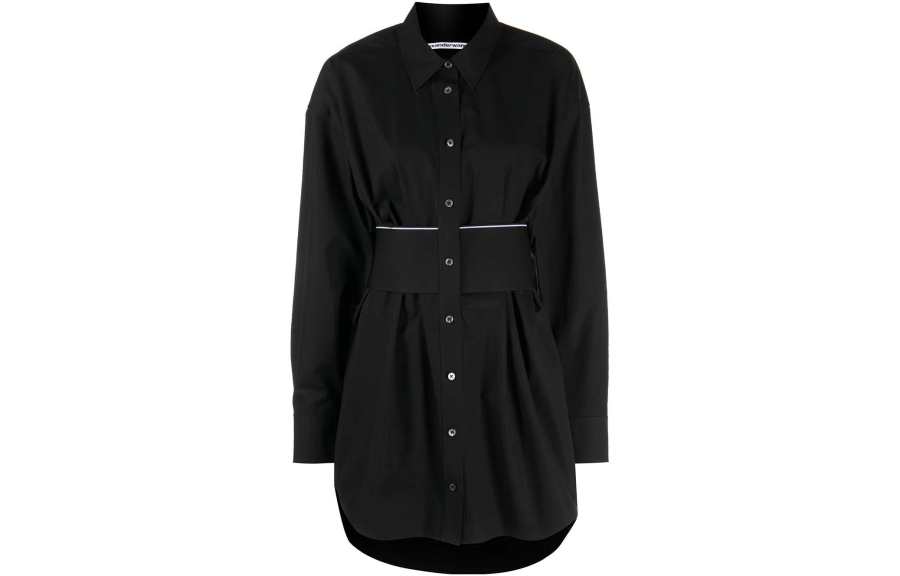 Alexander Wang SS22 Long Sleeved Dress Women's Black
