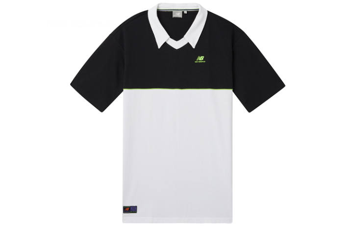 New Balance New Balance Short Sleeved Dresses Women's White V Neck Moderate Short