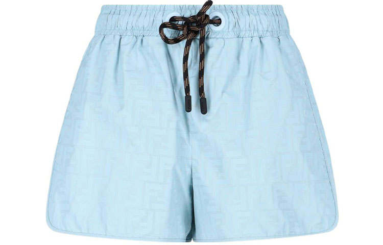 FENDI SS22 Casual Shorts Women's Blue