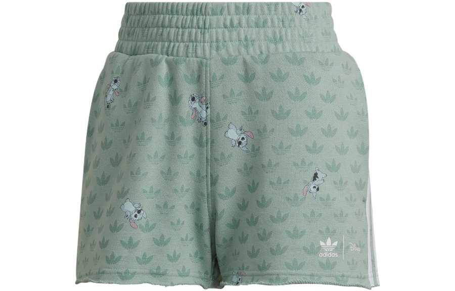 Adidas Originals X Disney Adidas Originals X Disney Casual Shorts Women's Light Green Moderate