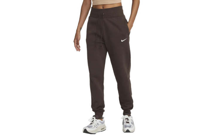 Nike Nike Knitted Sweatpants Women's Dark Brown Moderate Cuffed Pants