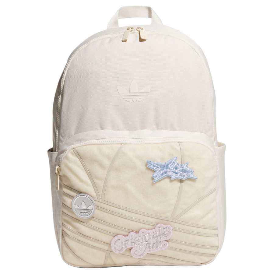 Adidas Originals Recycled Polyester Laptop Bag Portable Backpack Unisex White