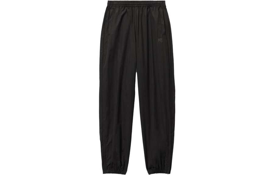 Alexander Wang Logo Printed High Waist Track Shorts