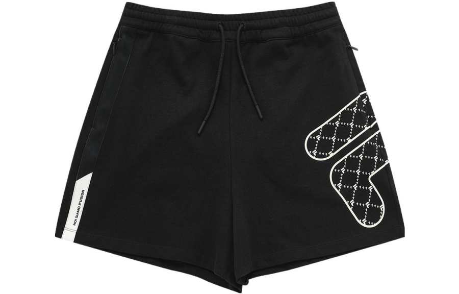 FILA FUSION QR Casual Shorts Women's Pitch Black