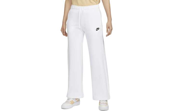 Nike Nike Knitted Sweatpants Women's White Thickened Wide Leg Pants