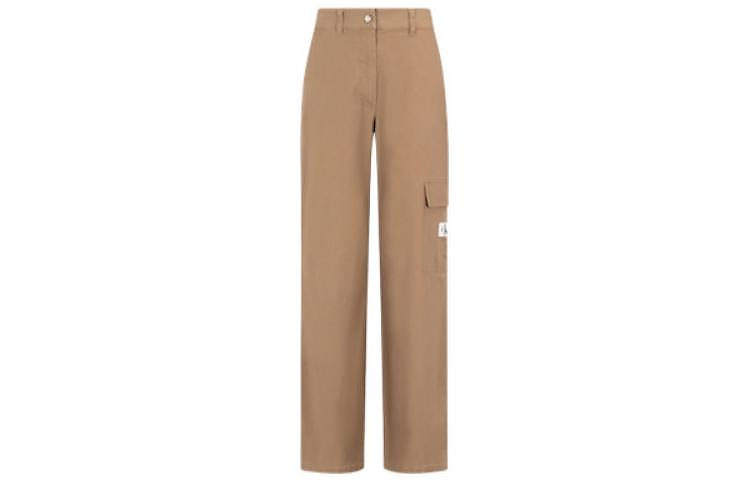 CALVIN KLEIN Cargo Pants Women's Coffee Brown