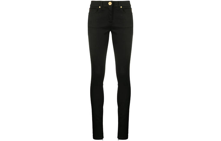 VERSACE VERSACE Fitted Denim Skinny Jeans 'Black'