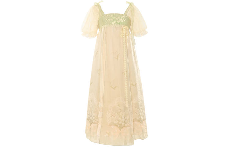 Snbl Short Sleeved Dress Women's Yellow
