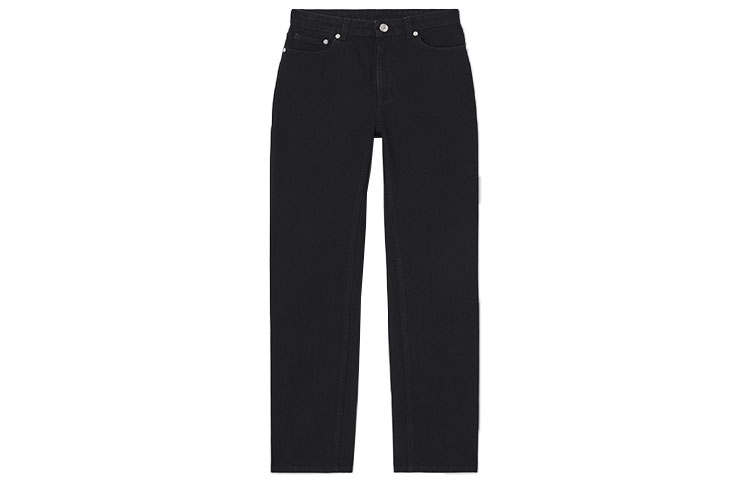 Burberry Jeans Women's Black Moderate Straight Fit Pants