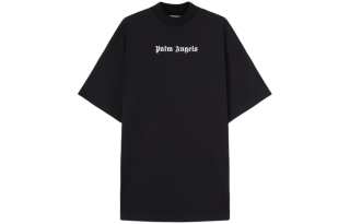 PALM ANGELS Short Sleeved Dress Women's Black